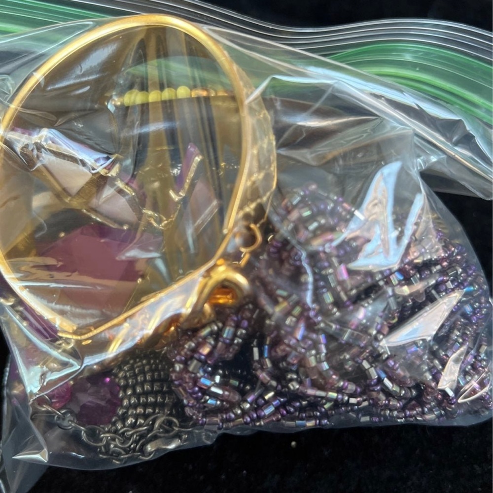 Jewelry lot bundle beaded handmade napier vintage rhinestones elephant Necklace - Picture 10 of 12